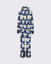 Navy & White - Bear Print