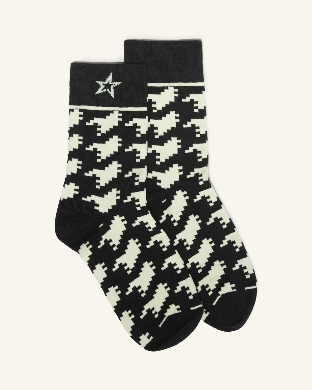 Black & White - Houndstooth Print