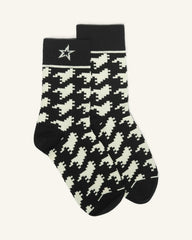 Black & White - Houndstooth Print