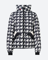 Houndstooth - Black,Snow White
