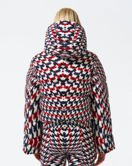 Red Twisted Houndstooth