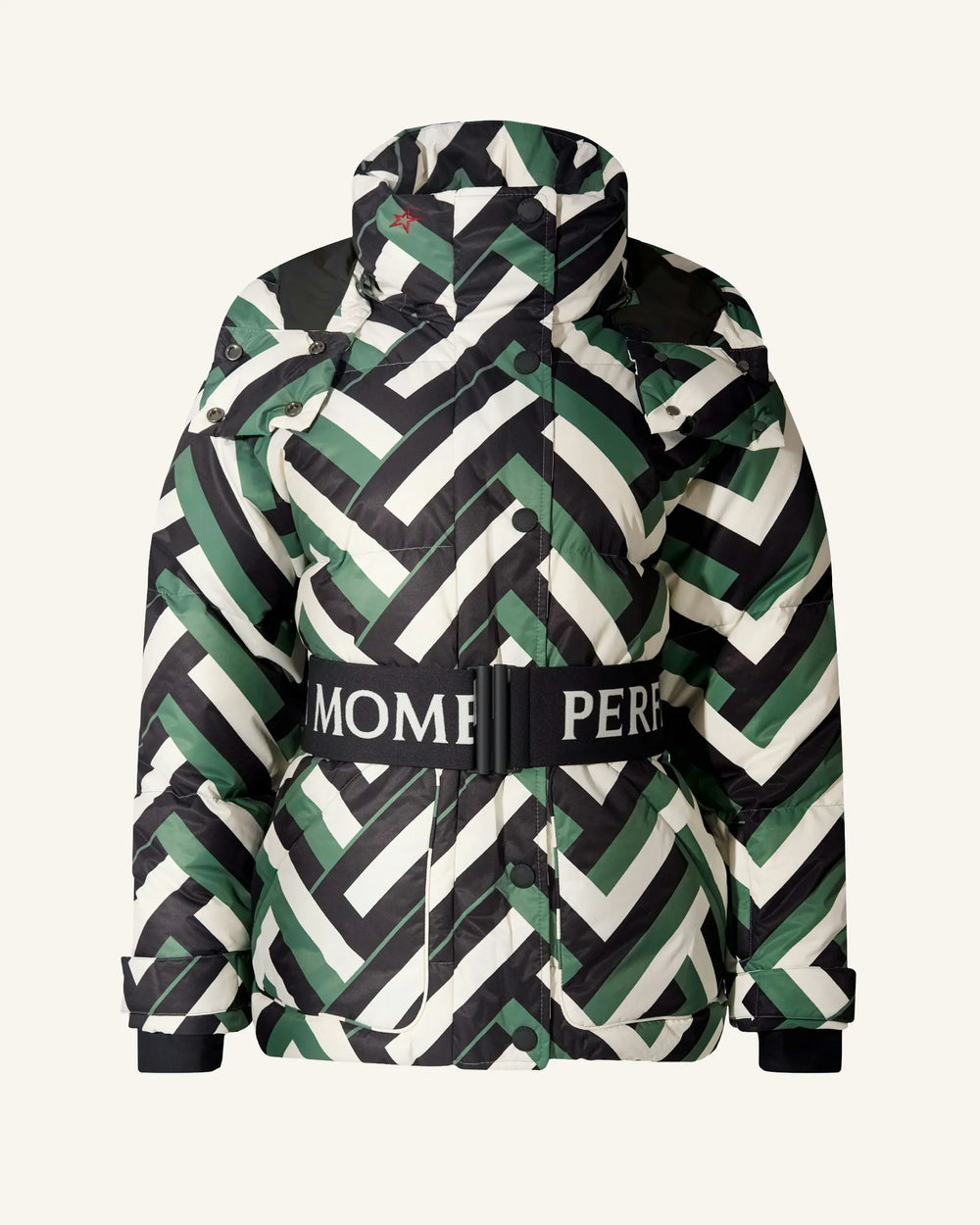 Waffle Print Green