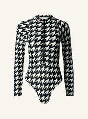 Black & White - Houndstooth Print