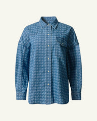 Denim Houndstooth