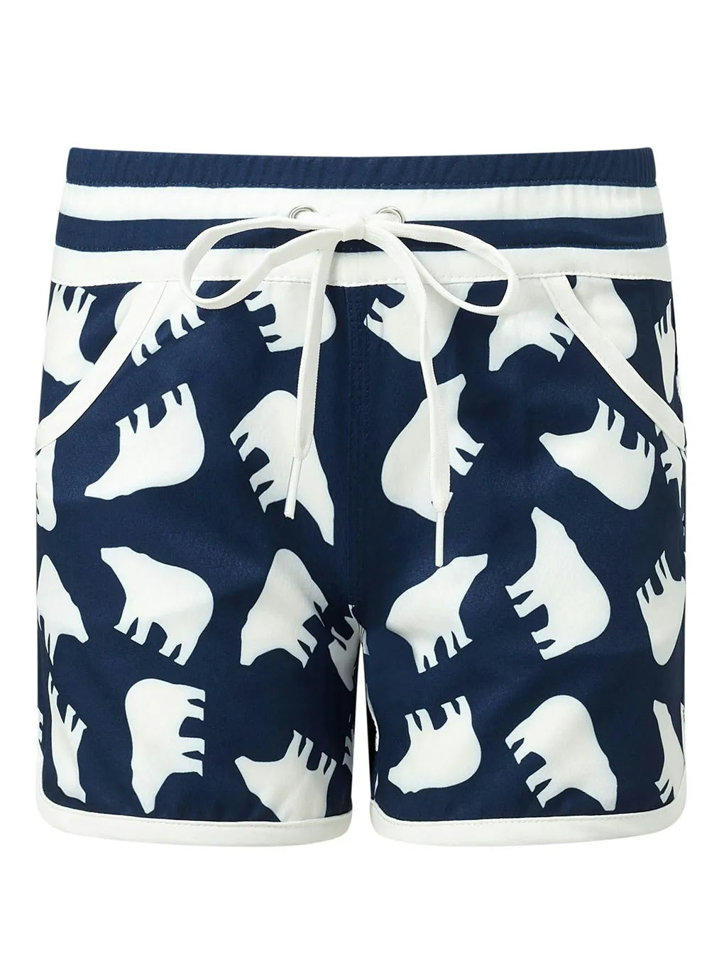 Navy & White - Bear Print