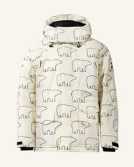 White & Black - Bear Print