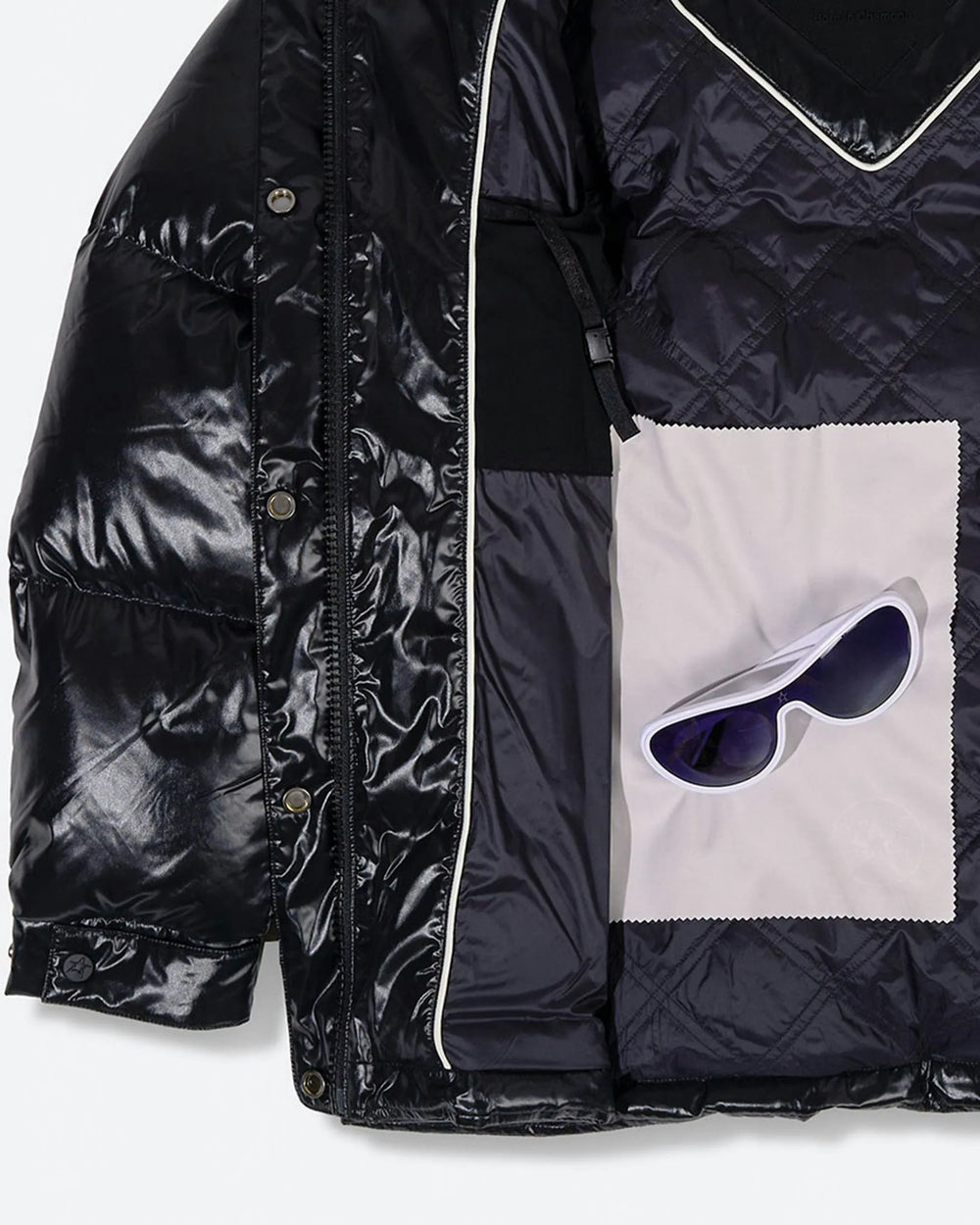 Houndstooth - Black,Snow White