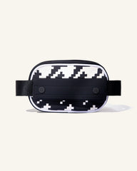 Houndstooth - Black,Snow White