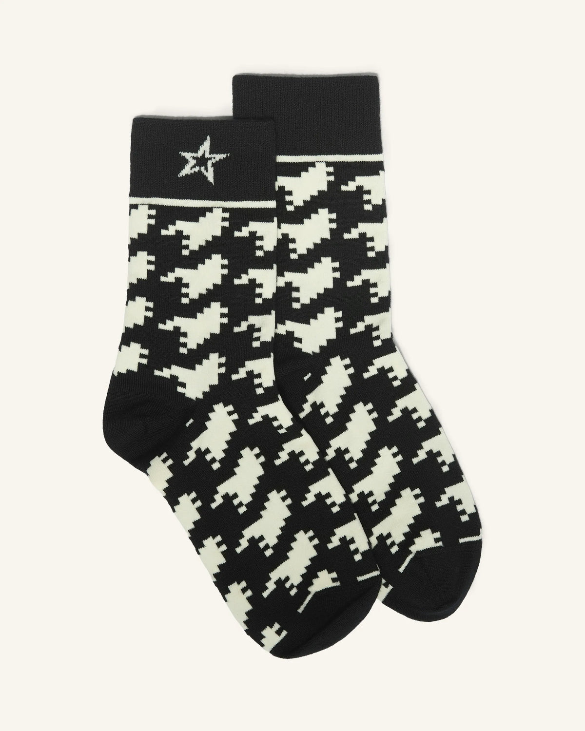 Black & White - Houndstooth Print