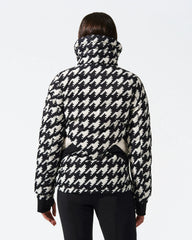 Houndstooth - Black,Snow White