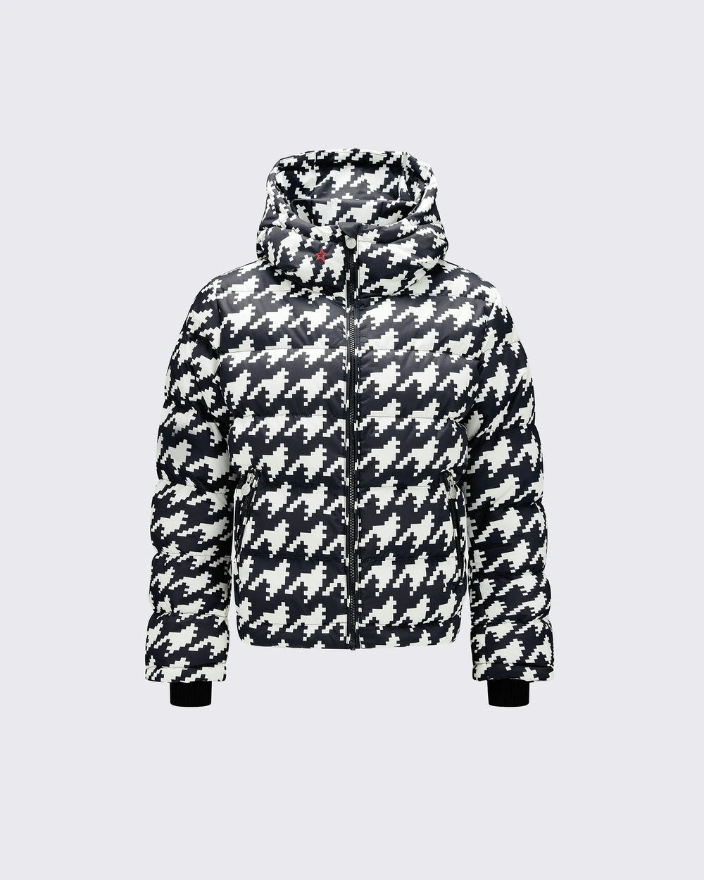 Houndstooth - Black,Snow White