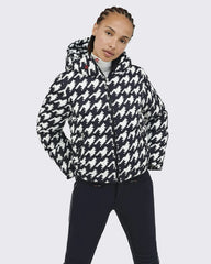 Houndstooth - Black,Snow White
