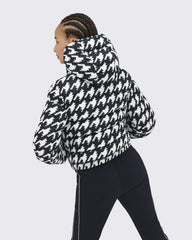 Houndstooth - Black,Snow White