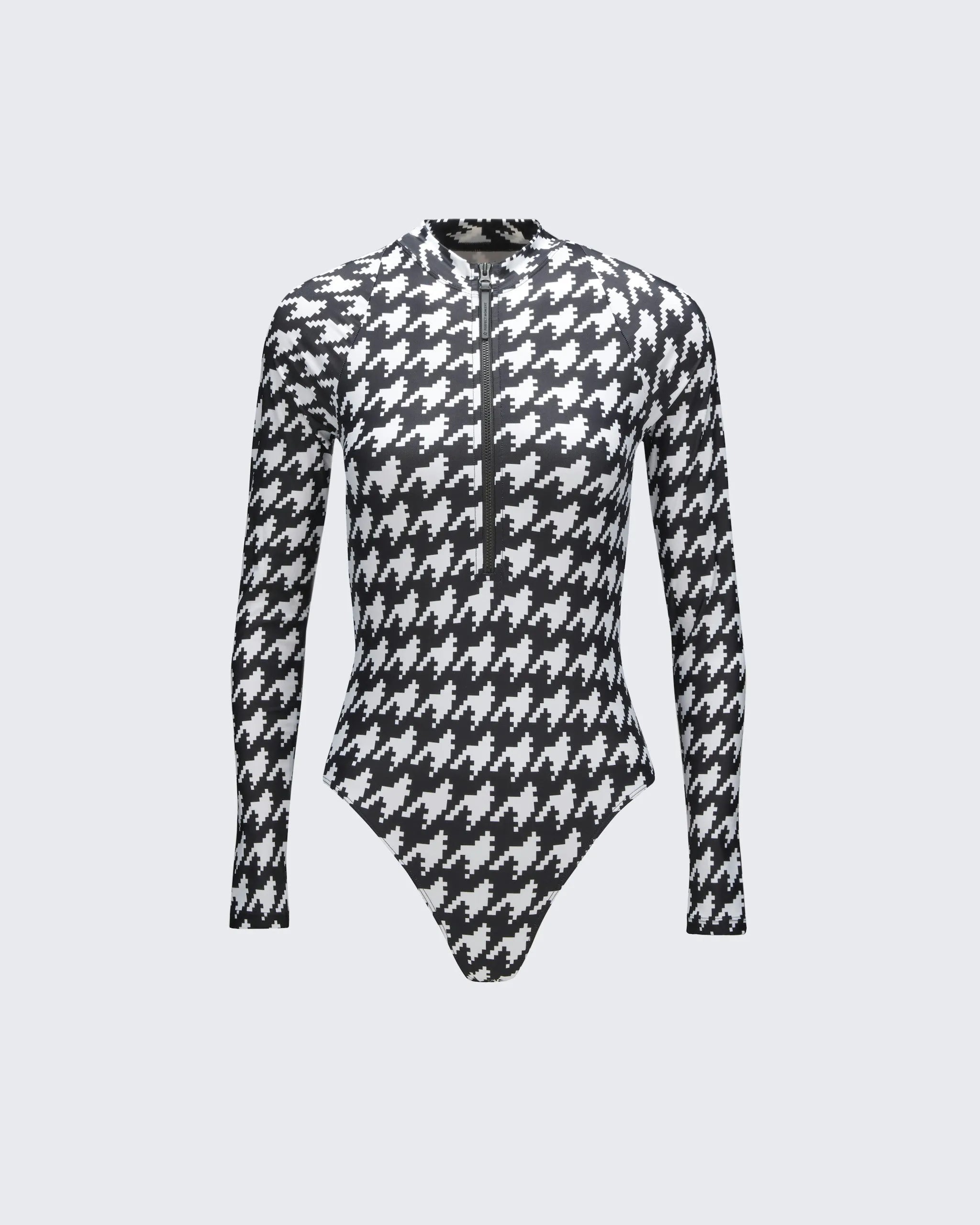 Black & White - Houndstooth Print