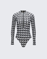 Black & White - Houndstooth Print