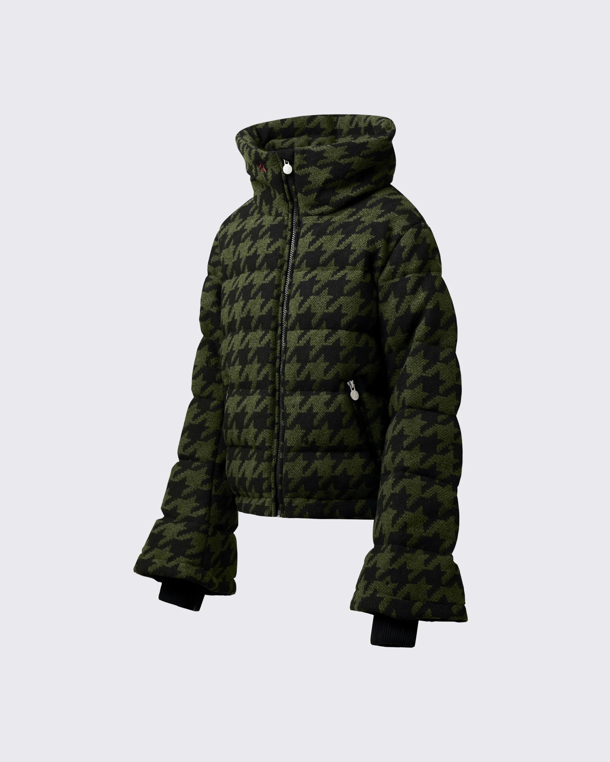 Houndstooth - Dark Green,Black