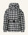Houndstooth - Black,Snow White