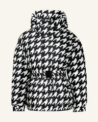 Houndstooth - Black,Snow White