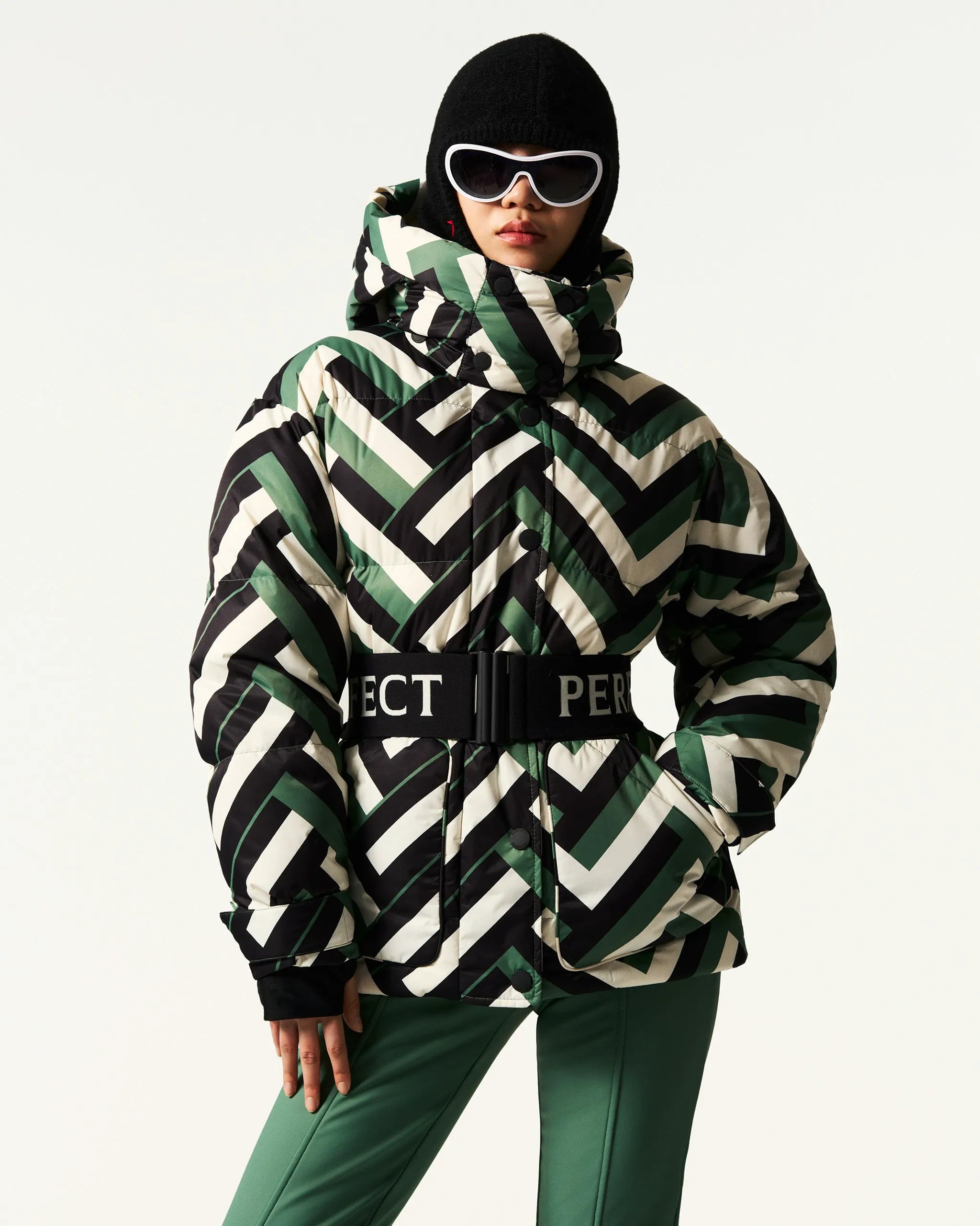Waffle Print Green